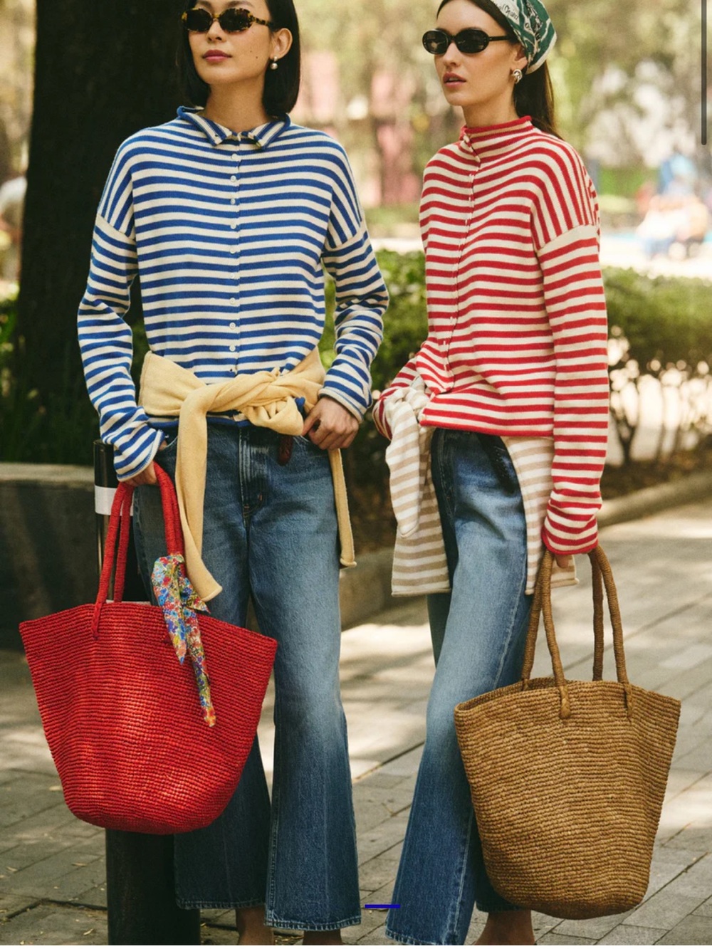 NWT Alex Mill Mary Tote Raffia - Picture 2 of 5